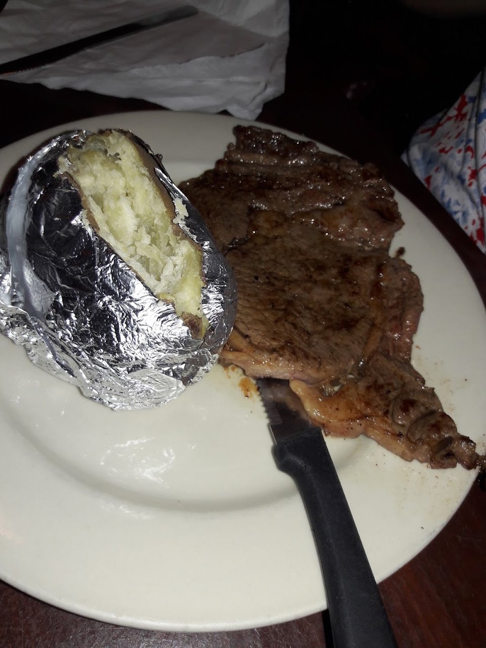 Ribeye Steak with 2 Sides